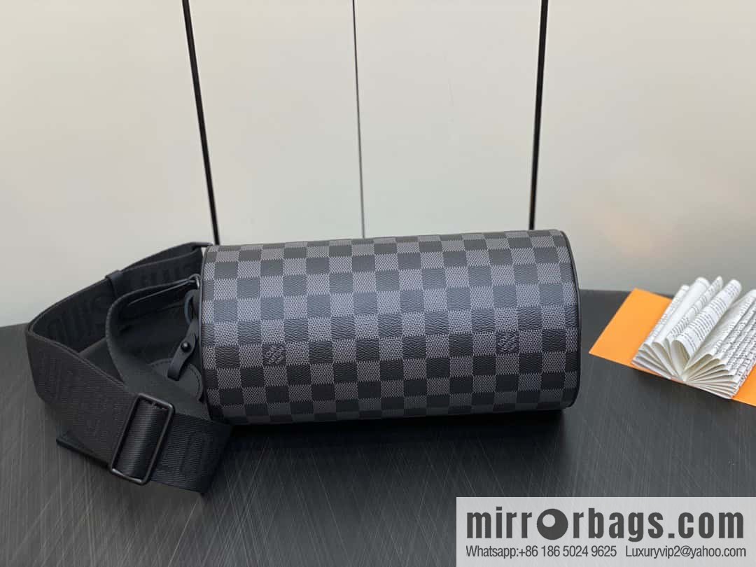 [Original order boutique] M46796 Haige, cylinder bag men's bag series, this Soft Polochon small handbag.
