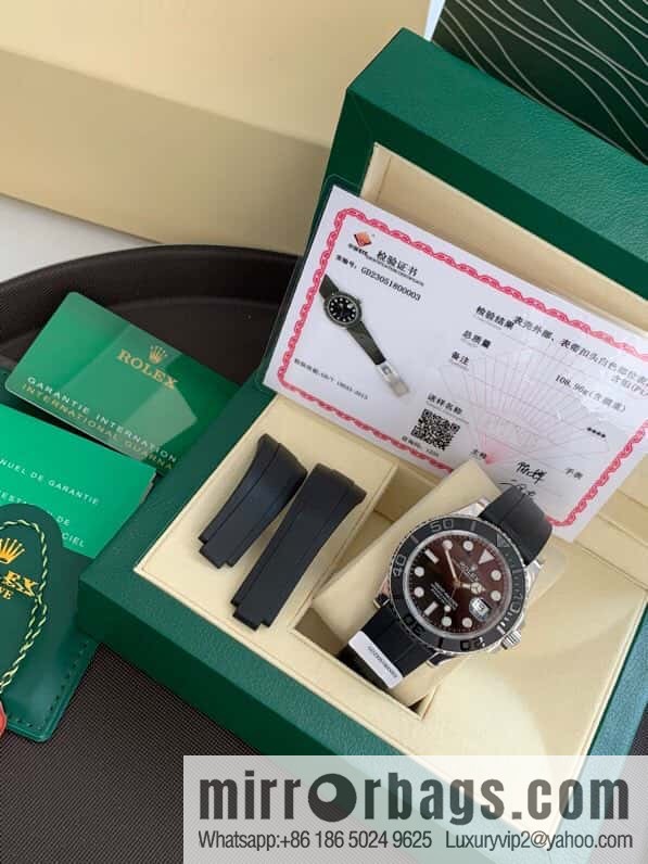 New Yacht Platinum Gold Edition Swiss Original ETA-2824 Movement Watch