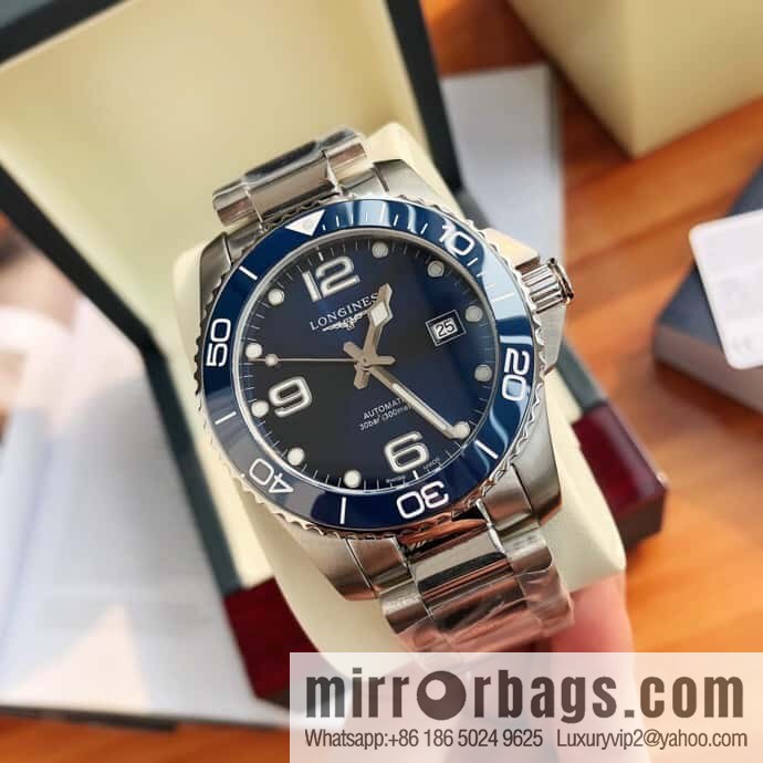 New debut Longines-Longines Comcast diving series men's watch diameter 41mm automatic mechanical watch ETA-w200 movement