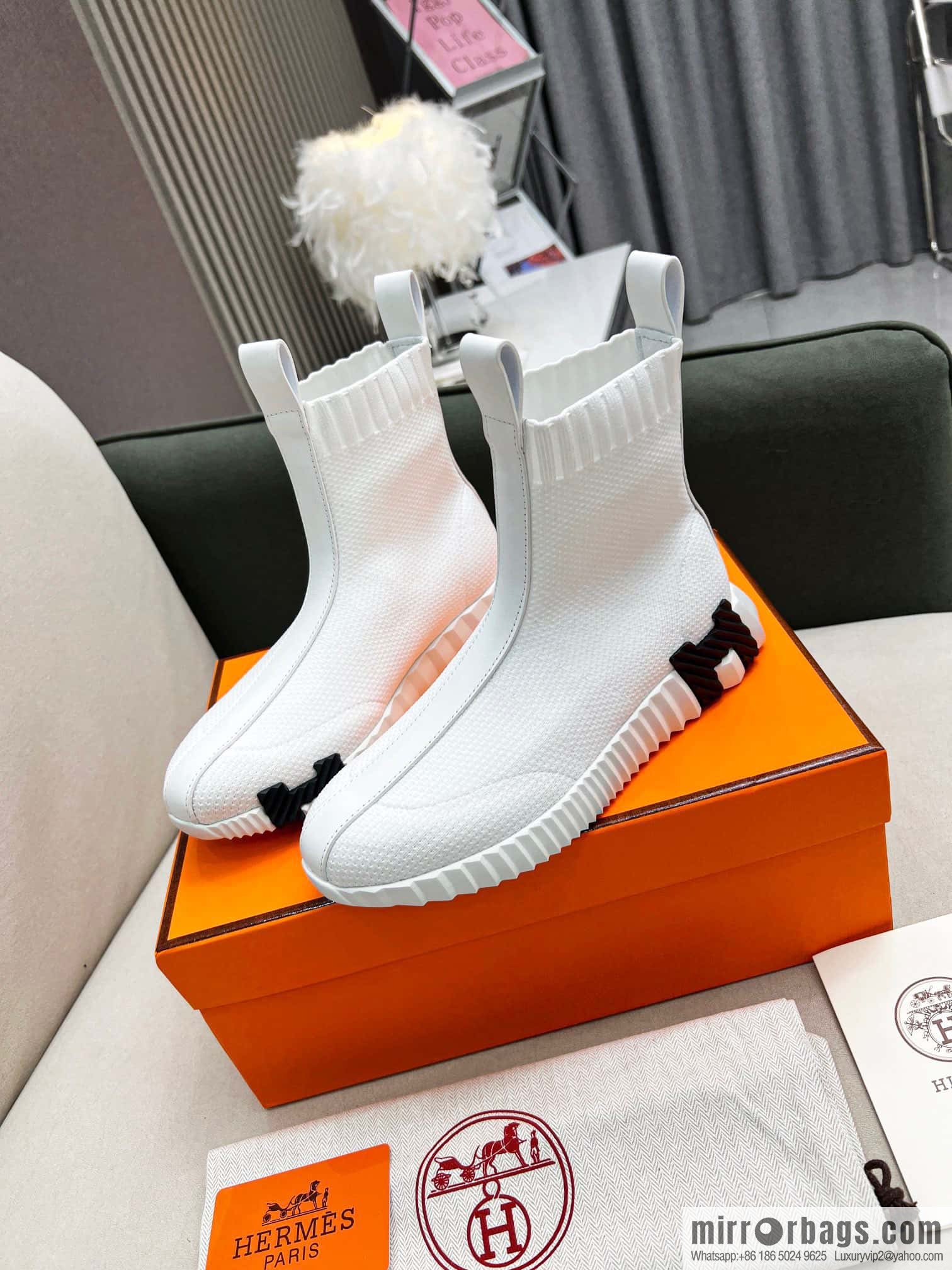 👍👍Hermès 2022 popular (👫 couple models) short boots sneakers