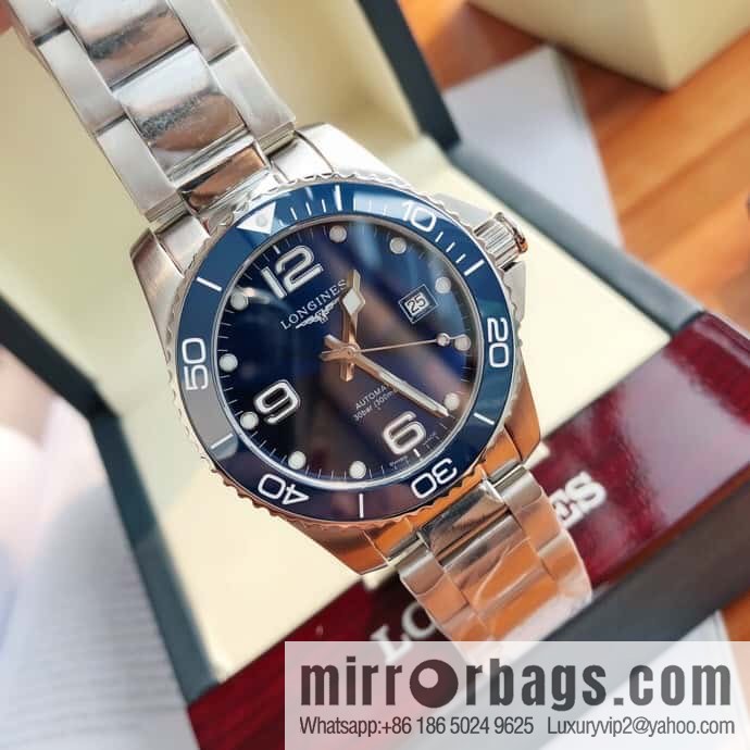 New debut Longines-Longines Comcast diving series men's watch diameter 41mm automatic mechanical watch ETA-w200 movement