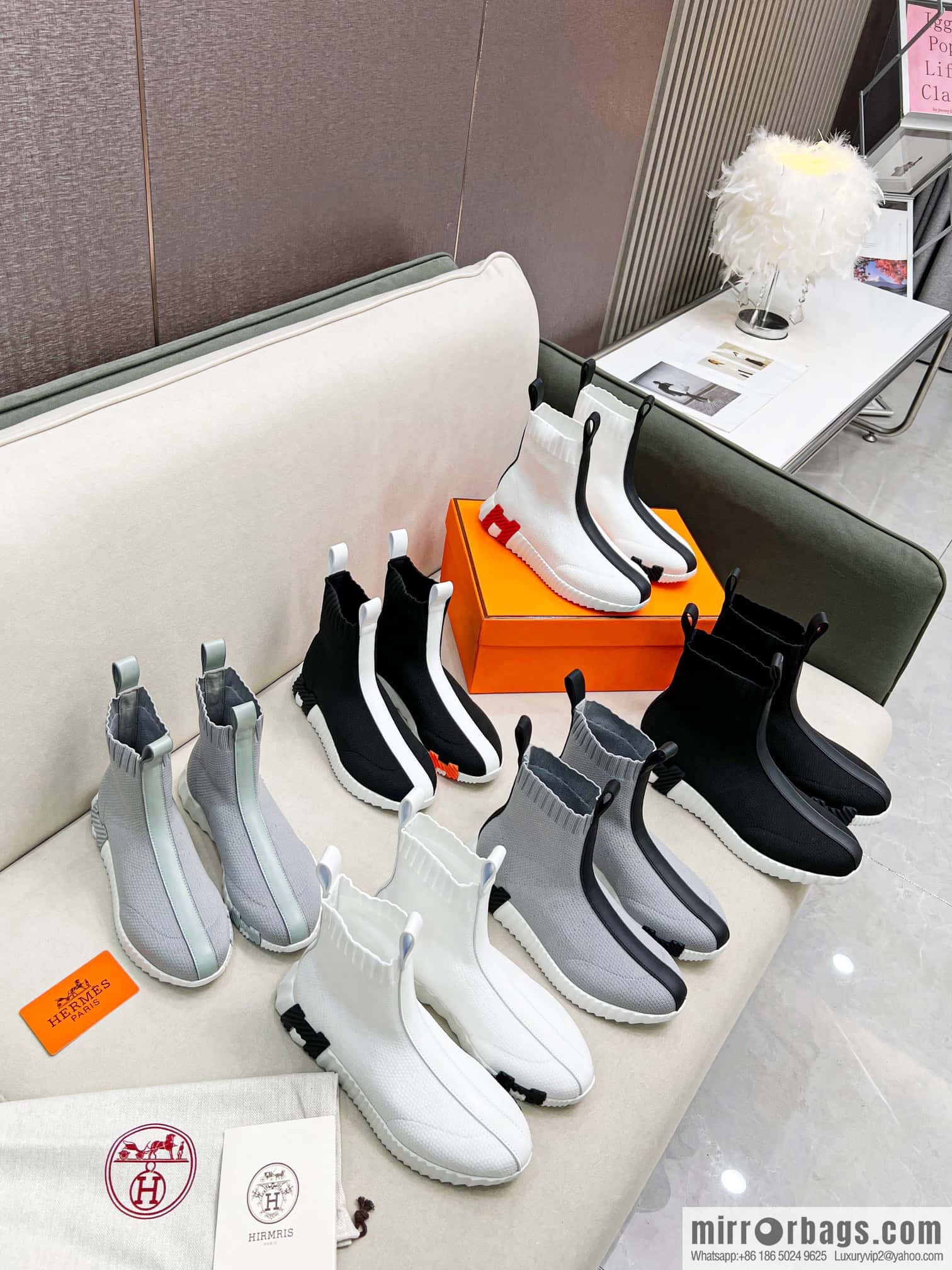 👍👍Hermès 2022 popular (👫 couple models) short boots sneakers