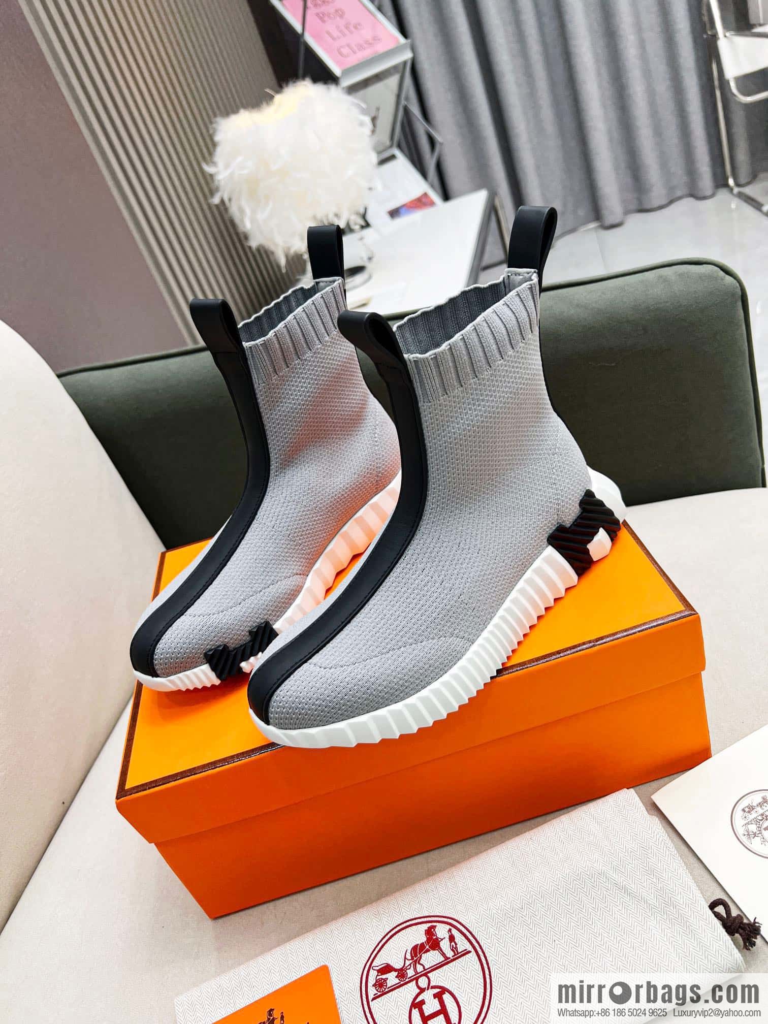 👍👍Hermès 2022 popular (👫 couple models) short boots sneakers