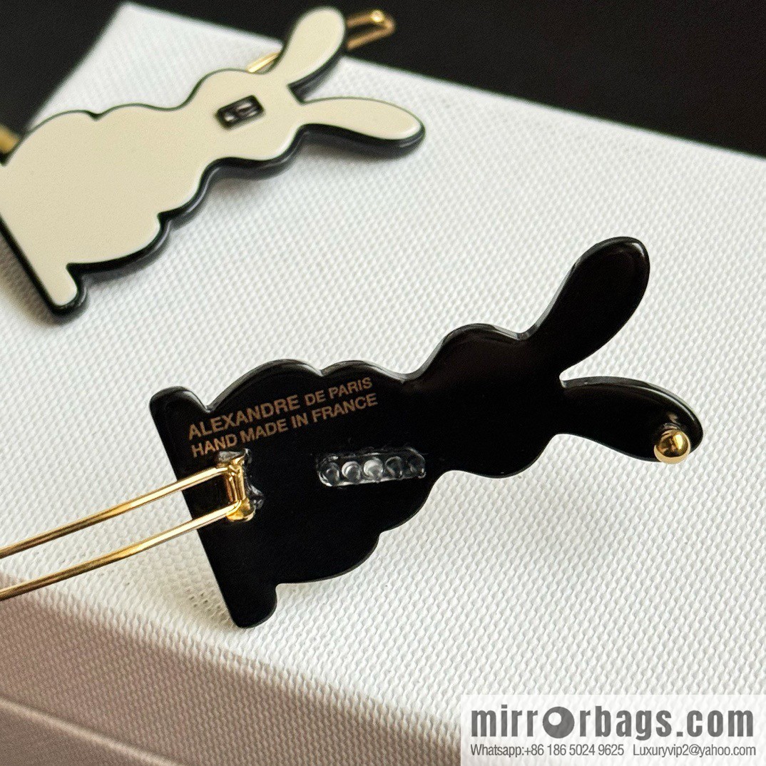 ☀️Alexandre De Paris Alexandre, cute and obedient rabbit side clip bangs clip hair accessories hairpin ☀