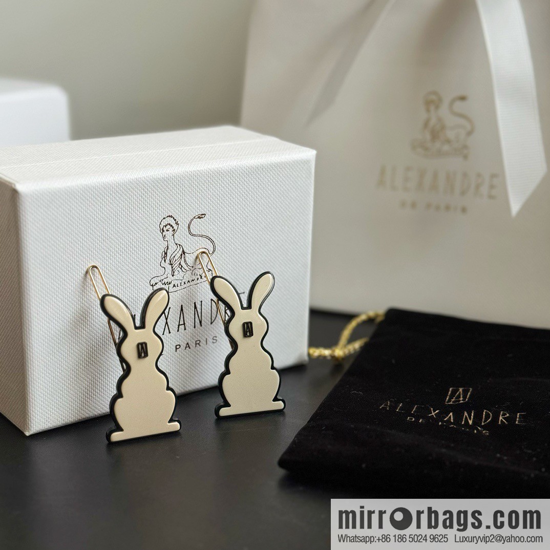 ☀️Alexandre De Paris Alexandre, cute and obedient rabbit side clip bangs clip hair accessories hairpin ☀