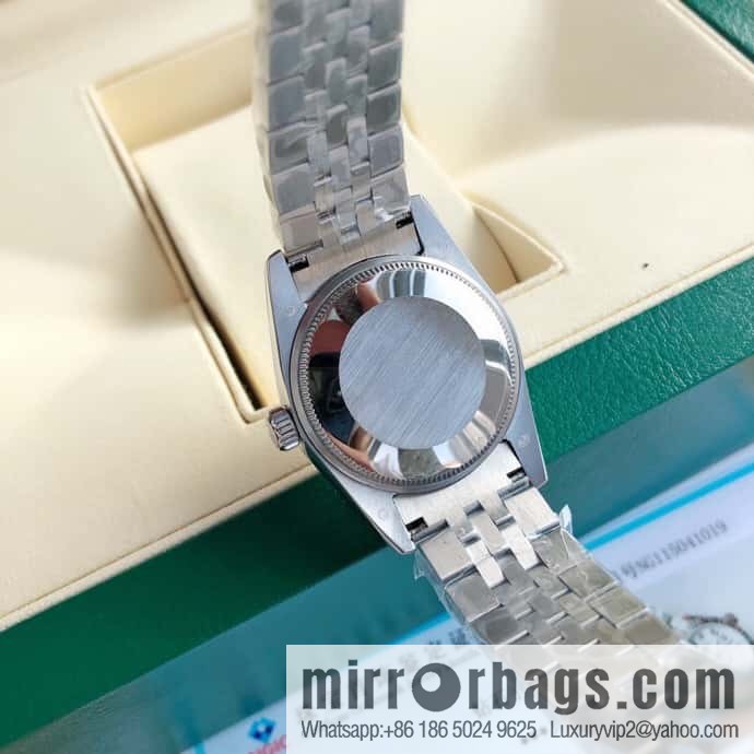 ROLEX-Rolex Diary Women's Natural Diamond Watch with Swiss ETA-2671 Movement
