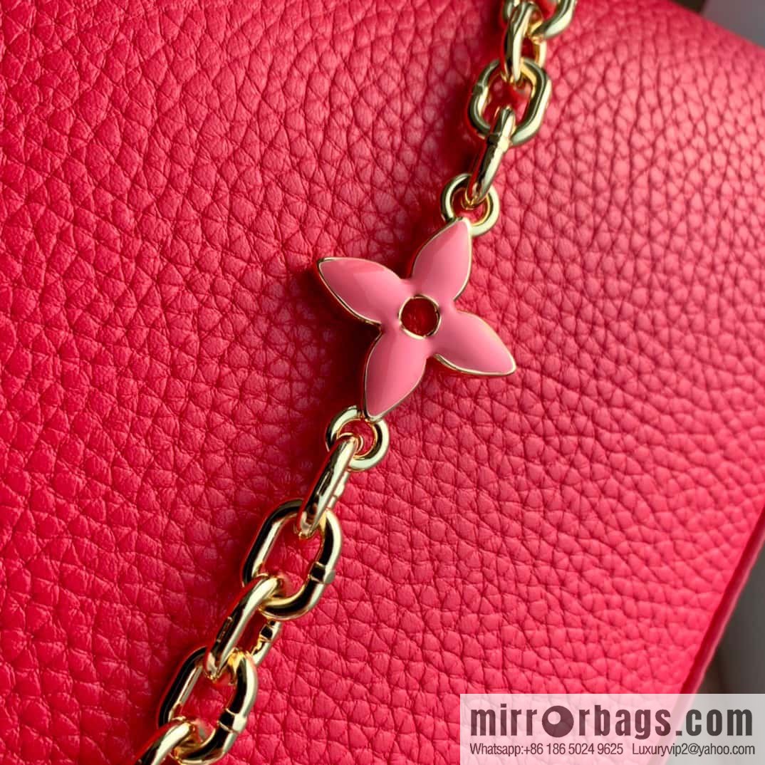 [Exclusive real shot M20845 rose/small] Capucines BB handbag