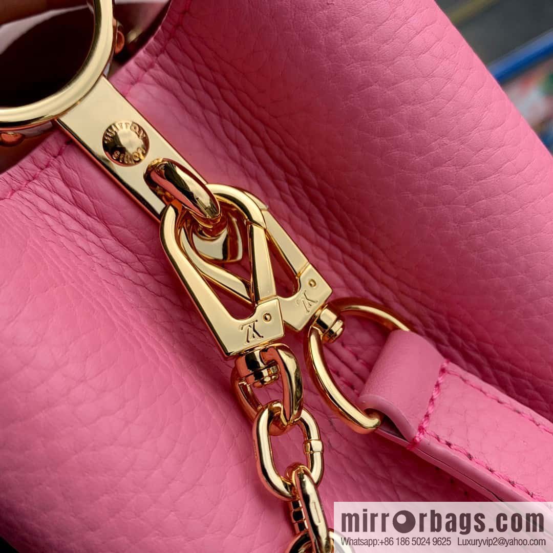 M22375 pink Capucines mini handbag