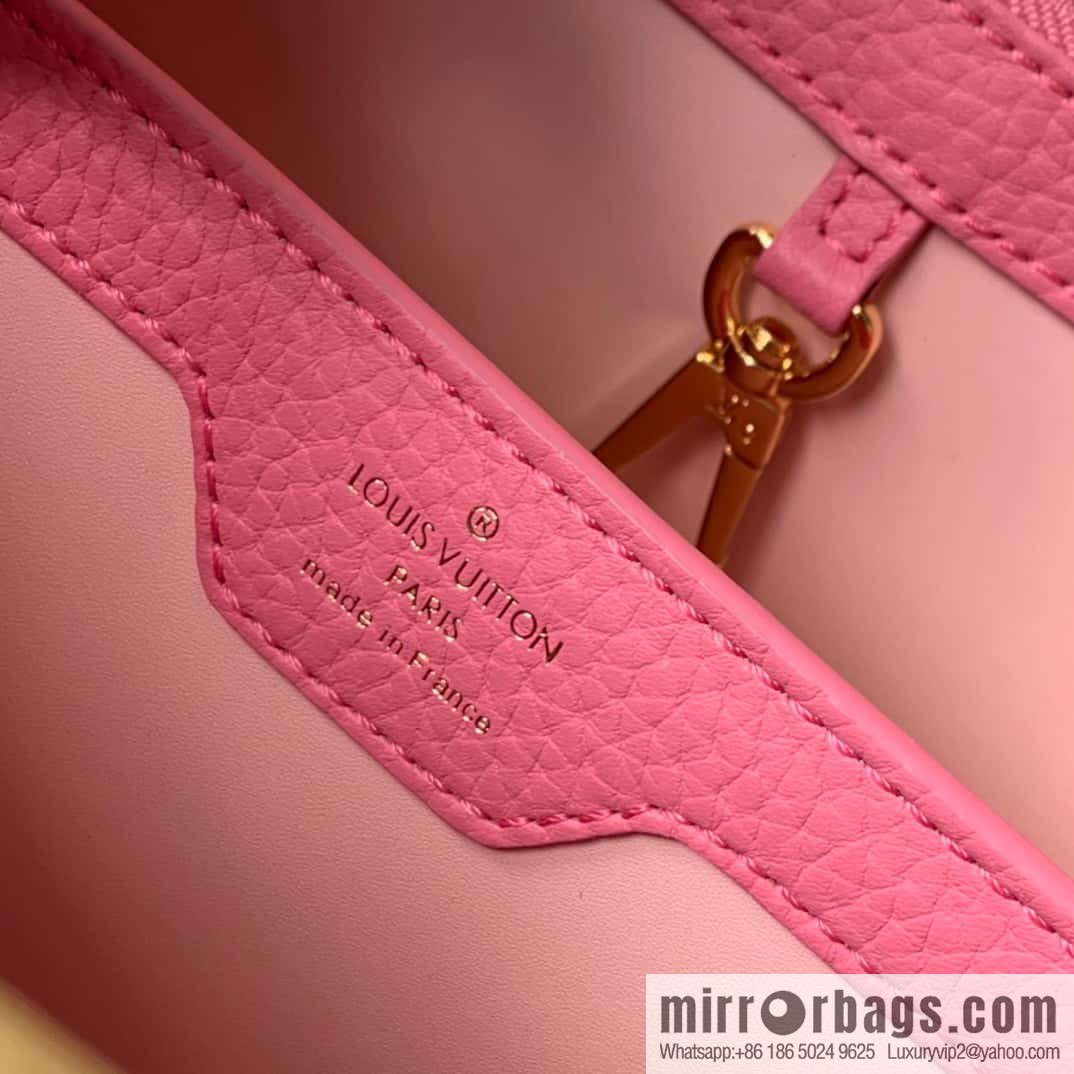 M22375 pink Capucines medium handbag