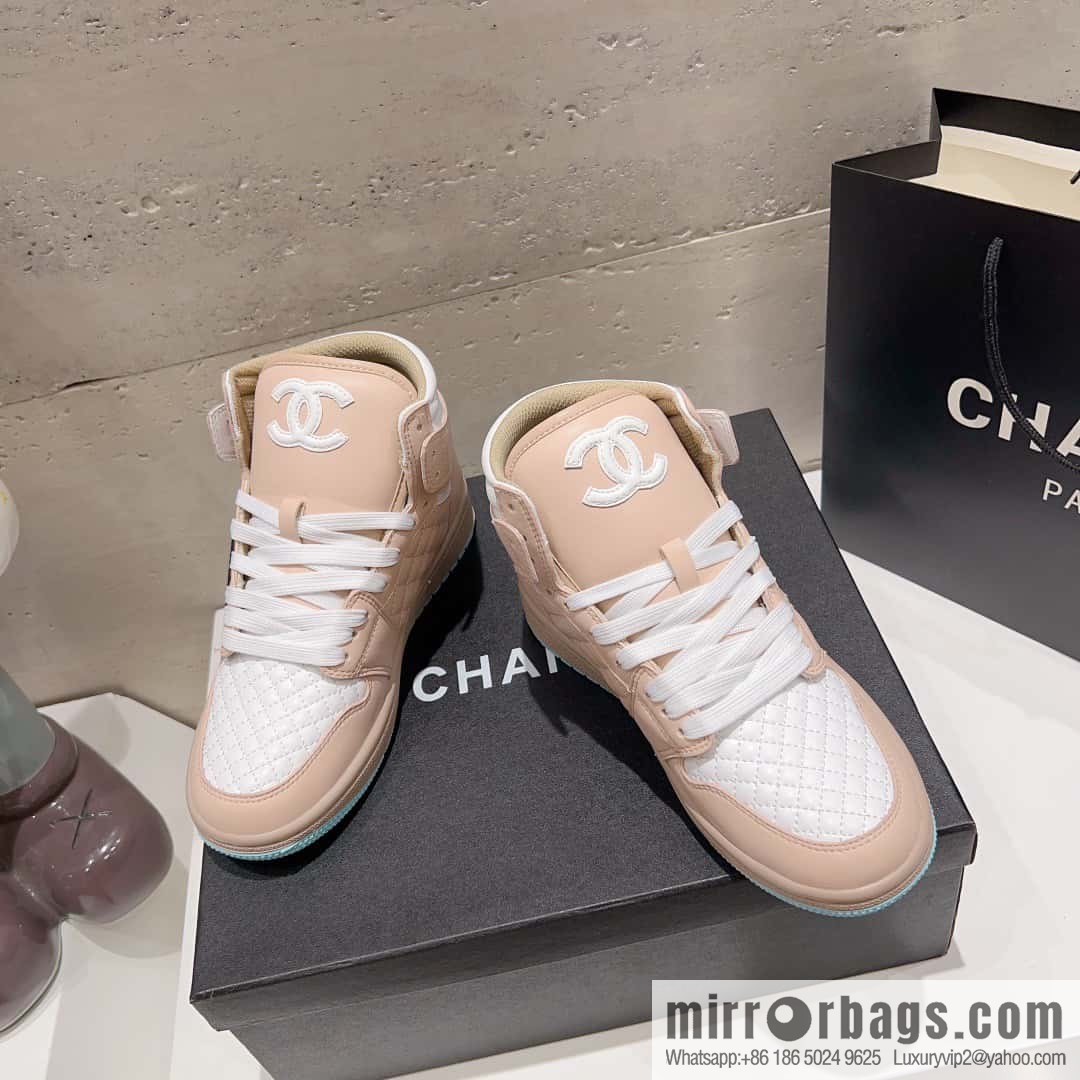 🐰🐰(Top version) 2023 autumn new Chanel AJ joint Internet celebrity Wang fried model [joint high-top casual shoes] Chanel and Nike only one joint cooperation model