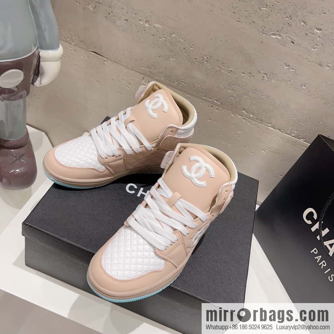 🐰🐰(Top version) 2023 autumn new Chanel AJ joint Internet celebrity Wang fried model [joint high-top casual shoes] Chanel and Nike only one joint cooperation model
