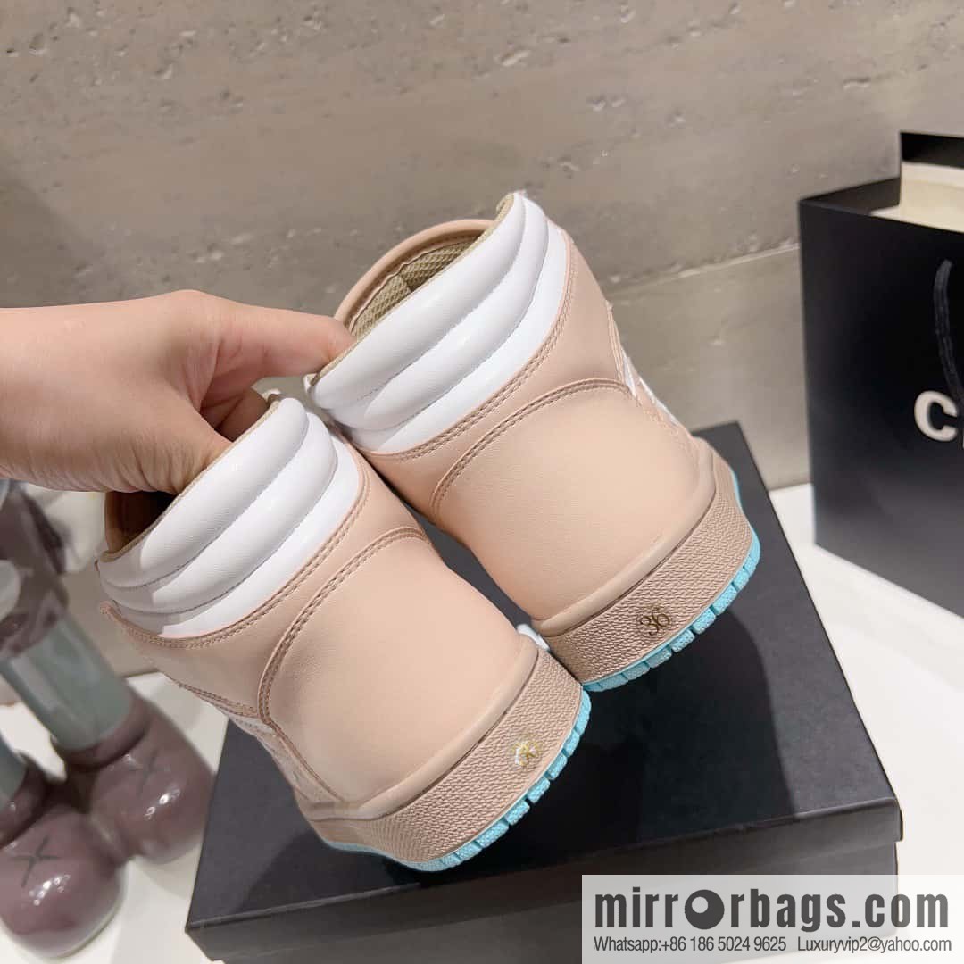 🐰🐰(Top version) 2023 autumn new Chanel AJ joint Internet celebrity Wang fried model [joint high-top casual shoes] Chanel and Nike only one joint cooperation model