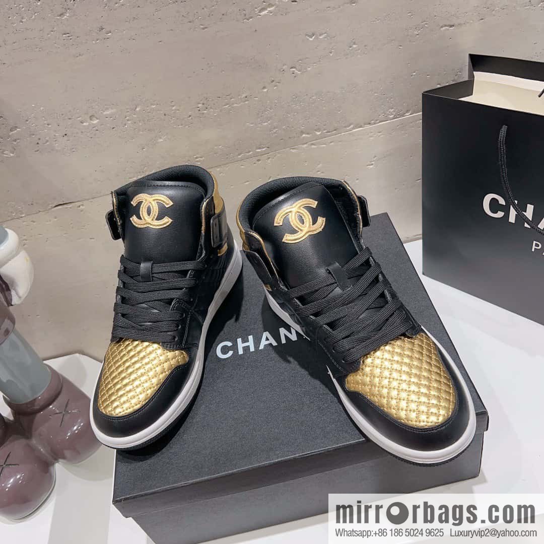 🐰🐰(Top version) 2023 autumn new Chanel AJ joint Internet celebrity Wang fried model [joint high-top casual shoes] Chanel and Nike only one joint cooperation model