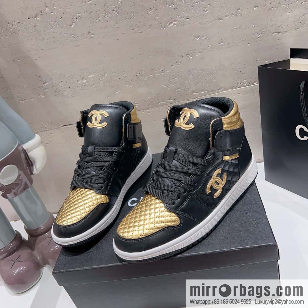 🐰🐰(Top version) 2023 autumn new Chanel AJ joint Internet celebrity Wang fried model [joint high-top casual shoes] Chanel and Nike only one joint cooperation model
