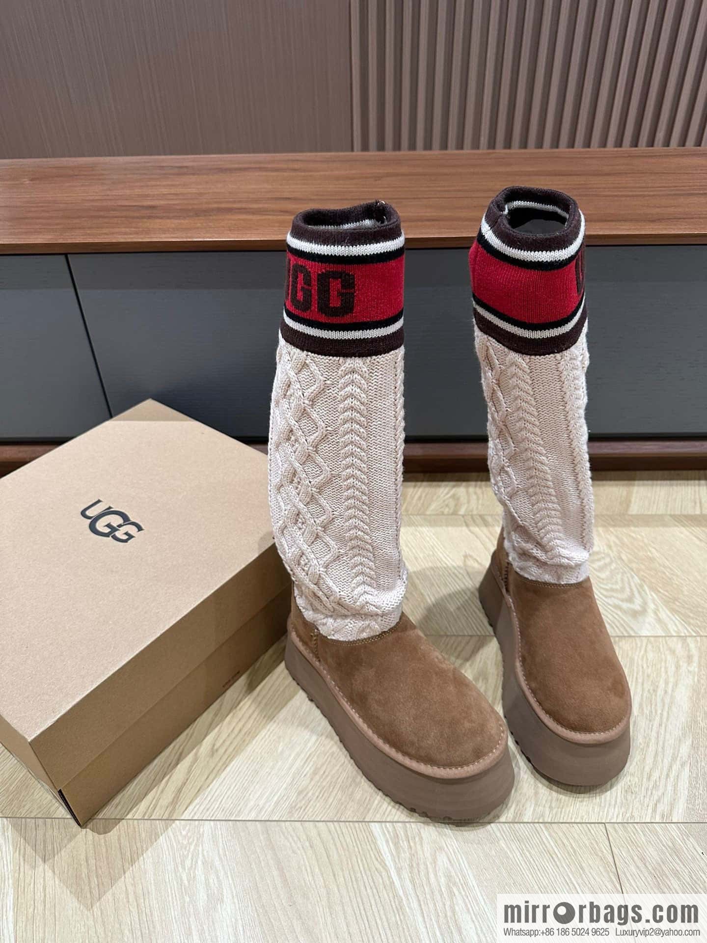 🐰🐰Song Yanfei same 〰️ high tube wool tube new high thick bottom