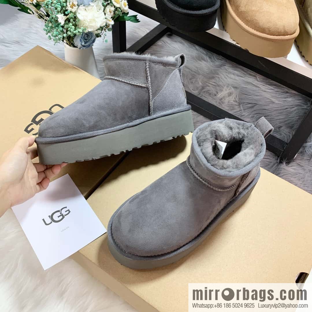 🐰🐰UGG thick bottom mini low top 🐾~ snow boots