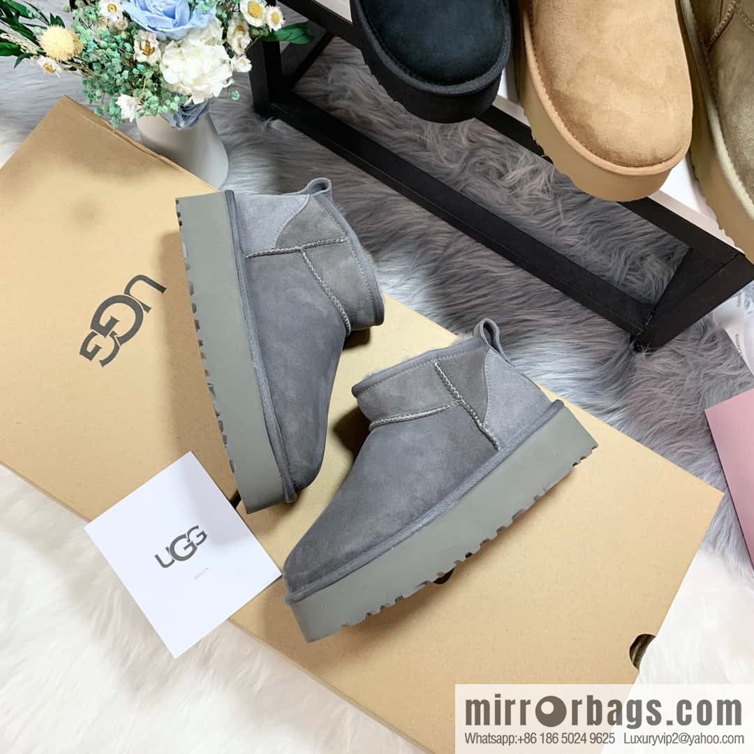 🐰🐰UGG thick bottom mini low top 🐾~ snow boots