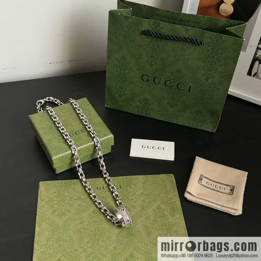 ☀New Gucci Gucci Double G Daisy Ring Necklace ☀