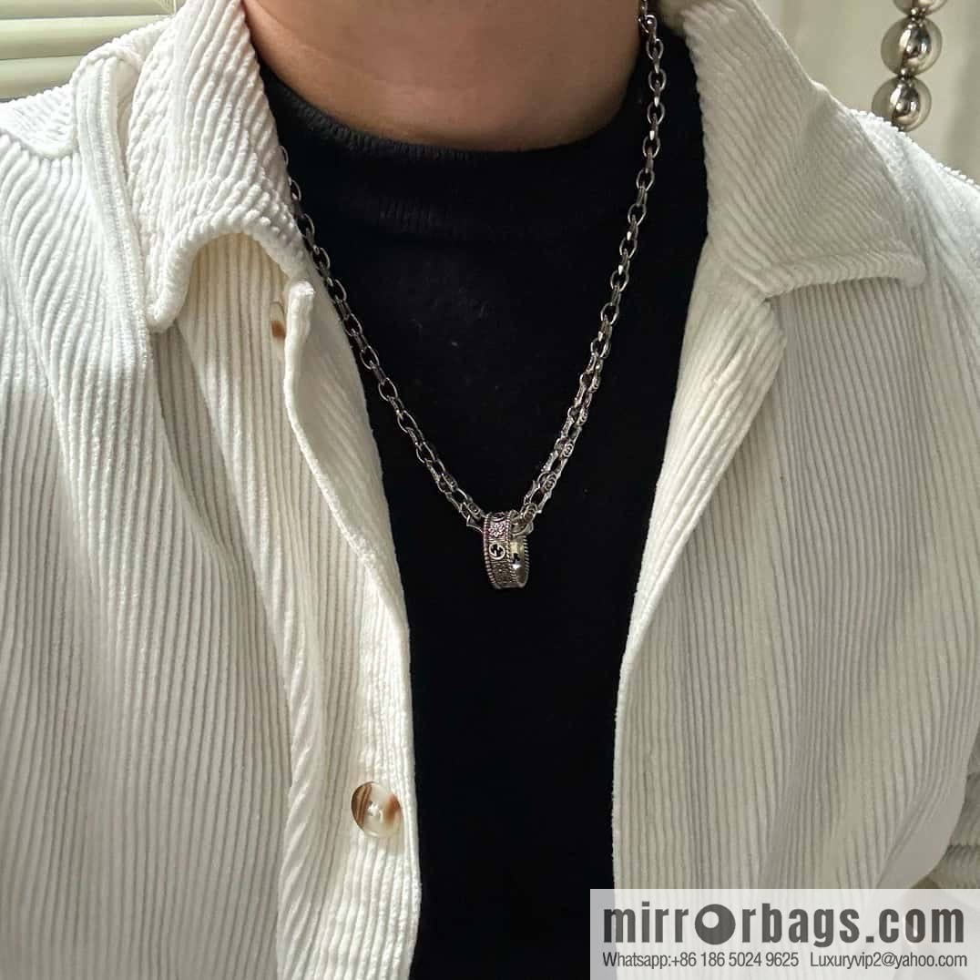 ☀New Gucci Gucci Double G Daisy Ring Necklace ☀