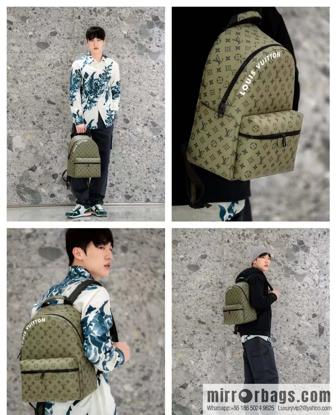 [Original order boutique] M46802 green backpack series, this Discovery small backpack.