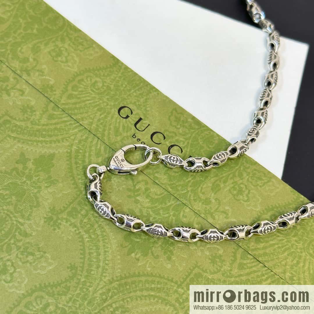 New Gucci Gucci Cross Snake Necklace