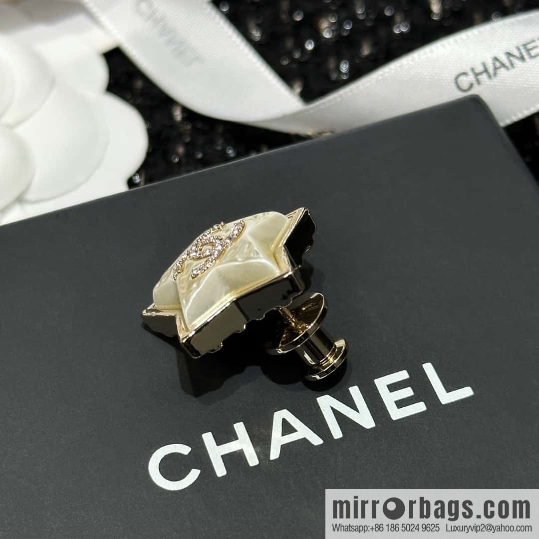 ☀️New ☑️ Chanel Double C Pentagram ⭐ Star Brooch ☀️