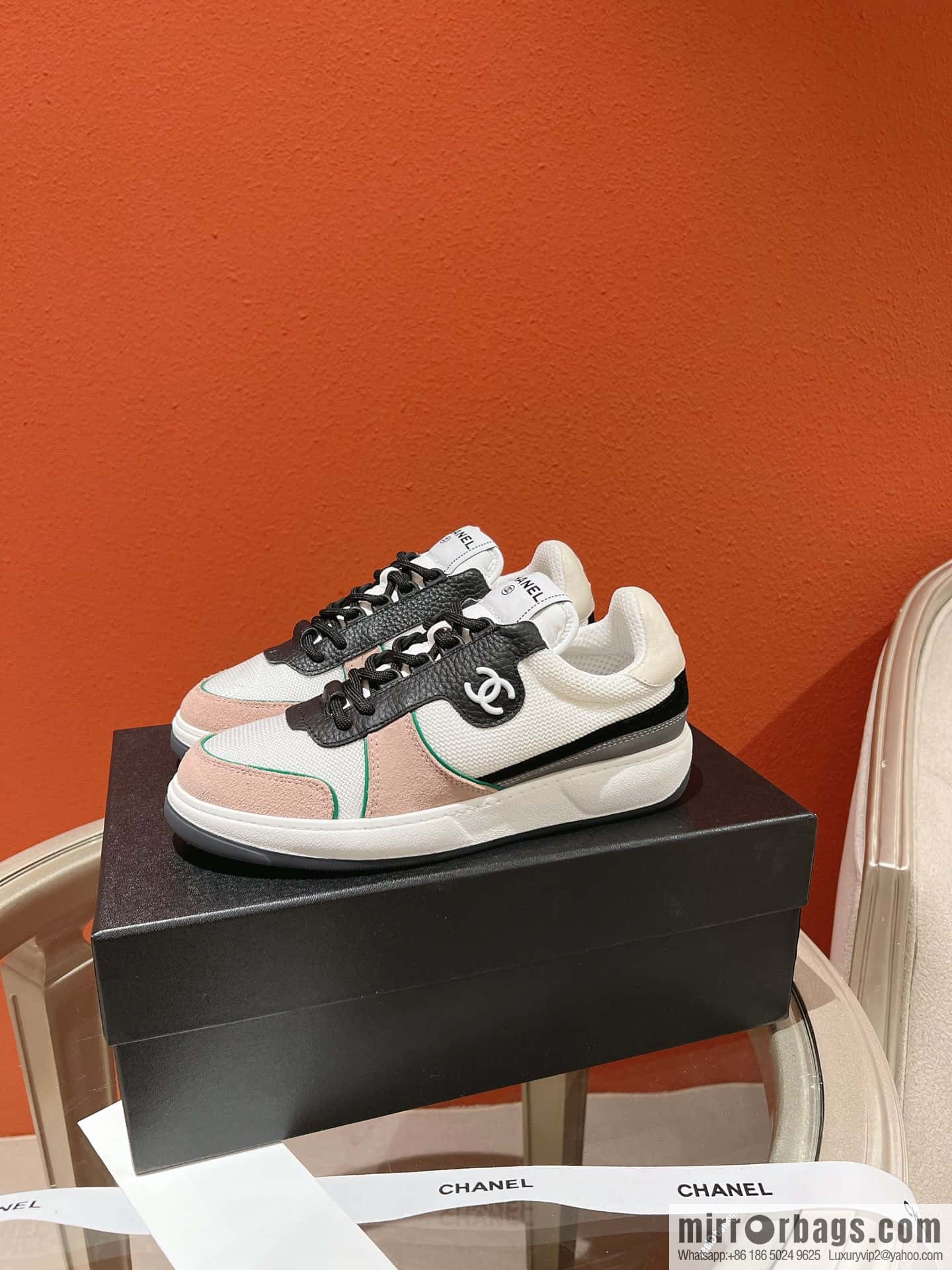 🐰🐰Couple high version 𝐂𝐡*𝐧𝐞𝐥 22p big explosion! Counter [genuine grade] version casual sports shoes