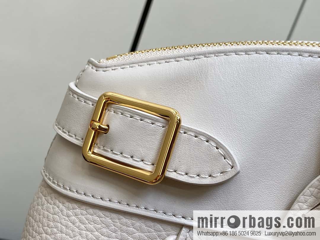 [Original order boutique] M22914 black full leather portable women's bag series Lock It MM handbag M22914 22925 22927 23061 Ays Lock It MM bag