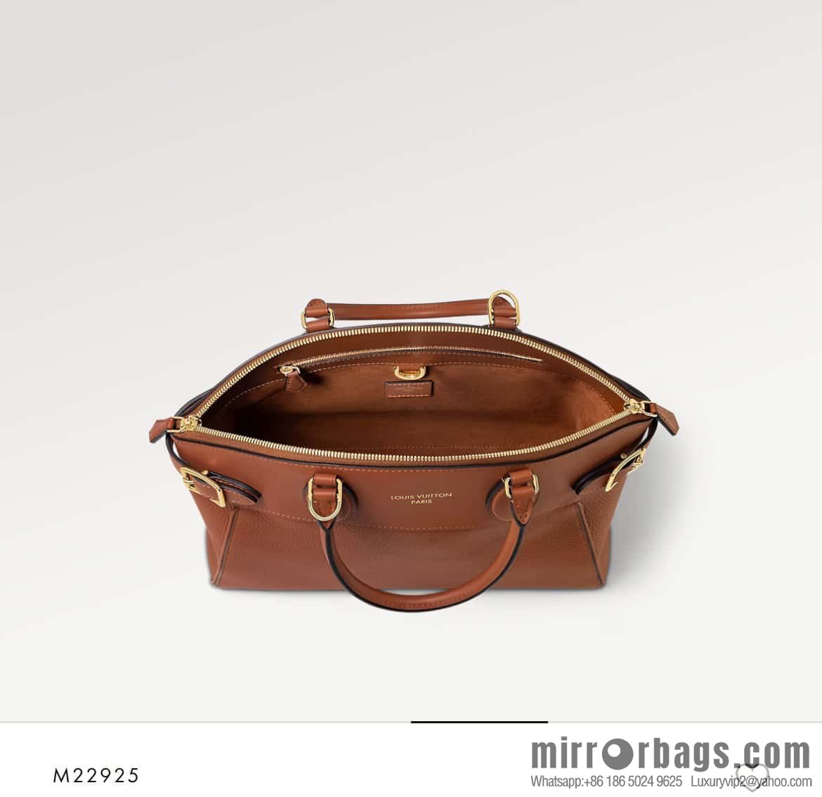[Original order boutique] M22914 black full leather portable women's bag series Lock It MM handbag M22914 22925 22927 23061 Ays Lock It MM bag