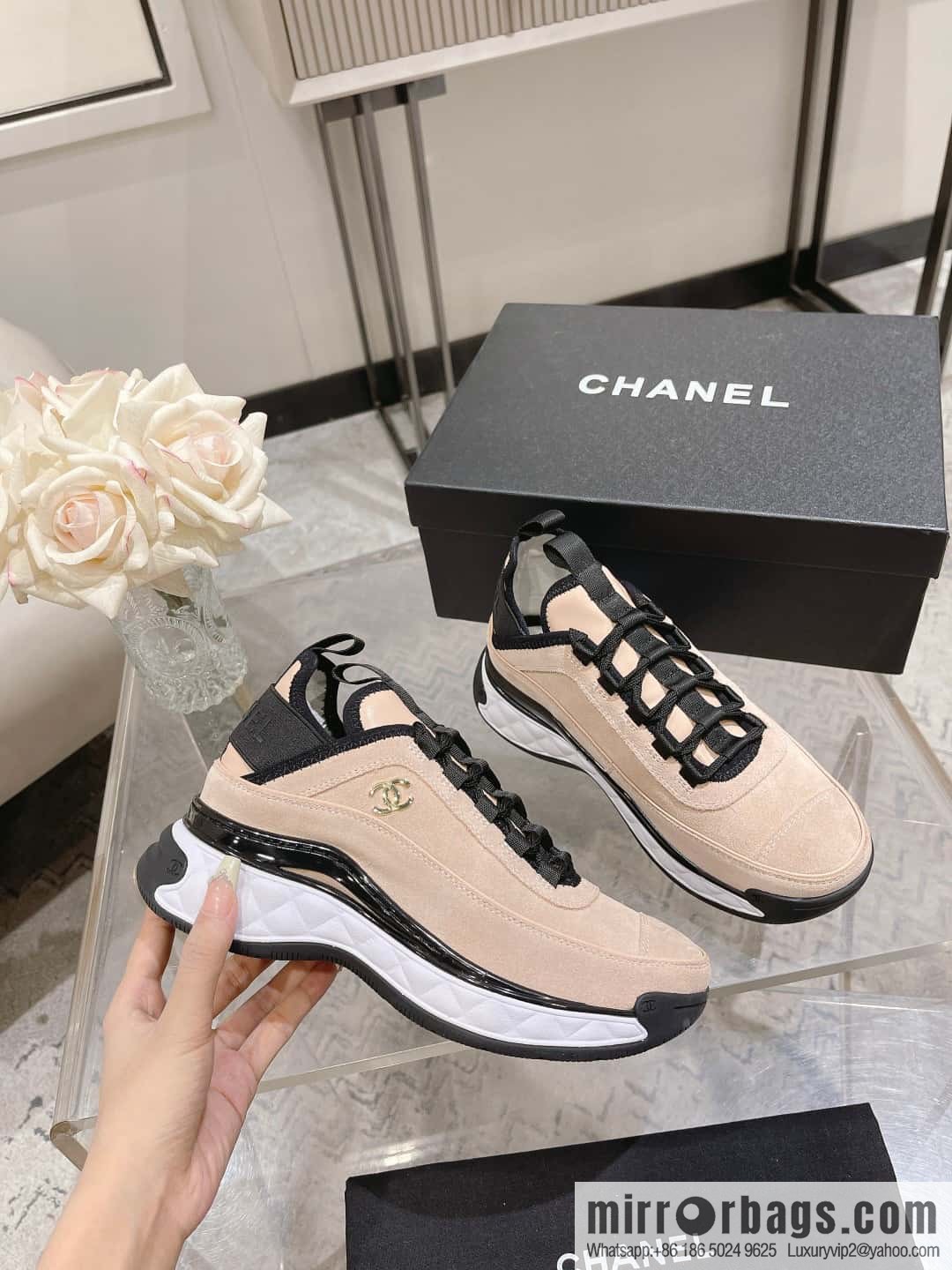 🐰🐰Chanel | The latest couple casual four seasons sports shoes at the counter🦋