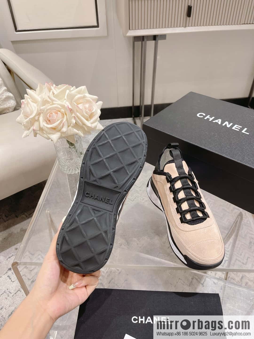 🐰🐰Chanel | The latest couple casual four seasons sports shoes at the counter🦋
