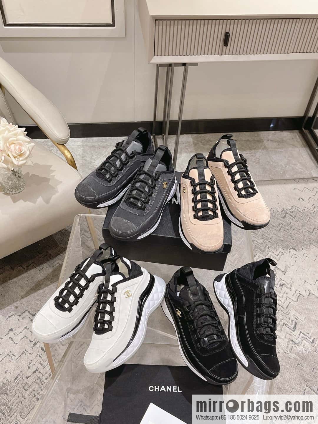 🐰🐰Chanel | The latest couple casual four seasons sports shoes at the counter🦋