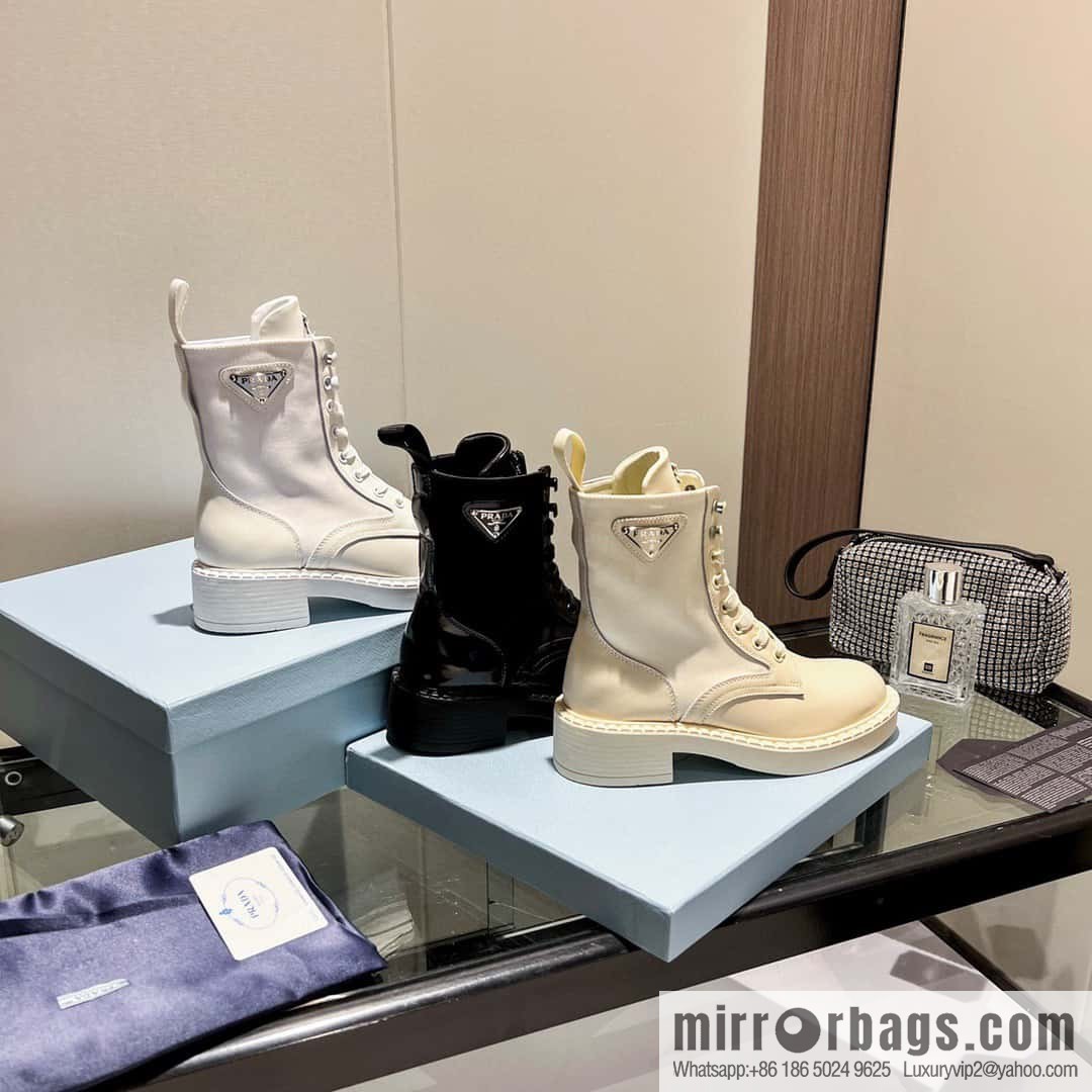 🐰🐰Top 🔝 2022SSS launched Prada boots series 🌲🌲 1 💥 PRADA early autumn and winter catwalk Internet celebrity with the same style
