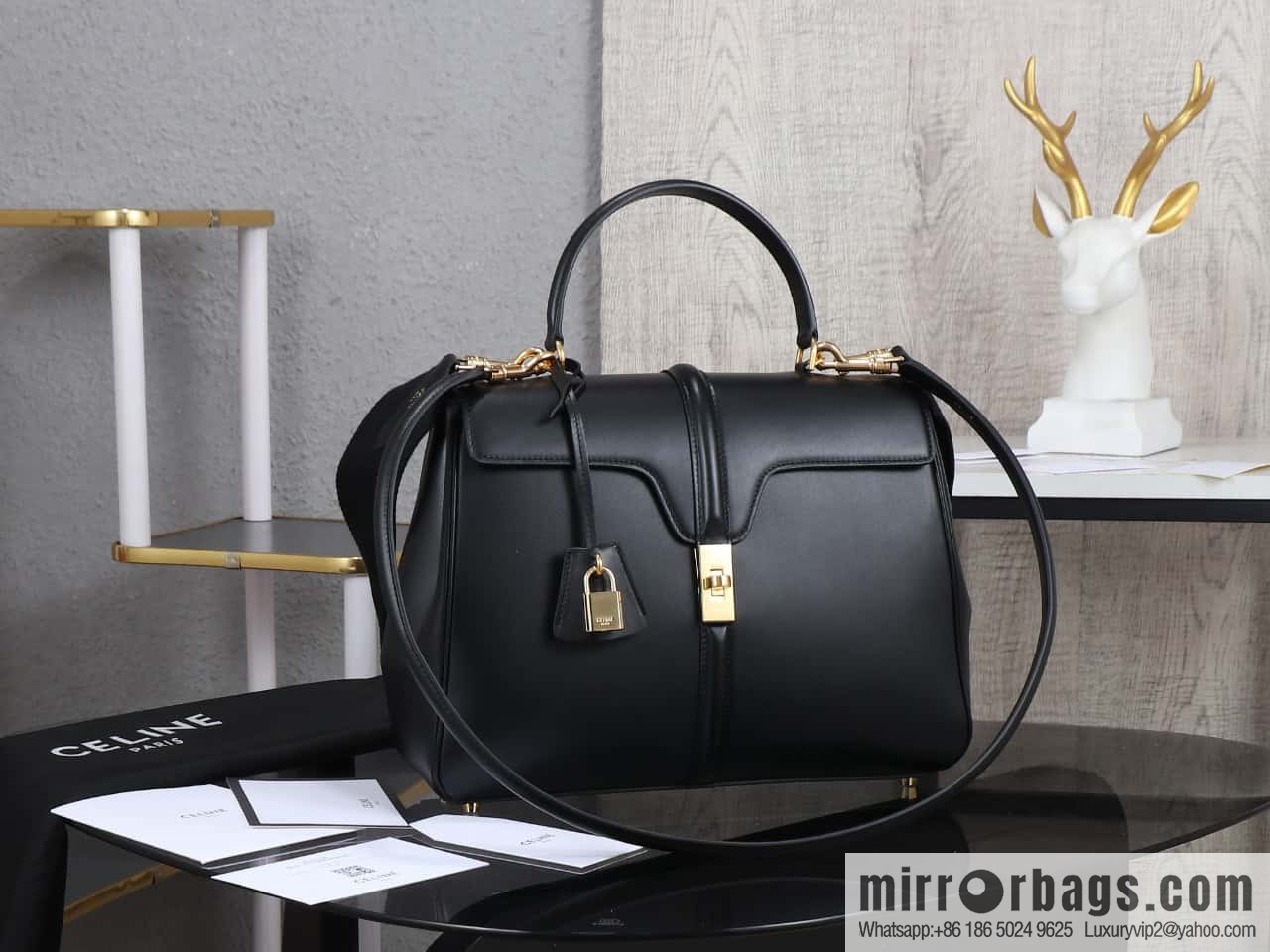 [Premium quality, all-steel hardware] CELINE's latest classic bag tote bag number: 187373BEY.38NO