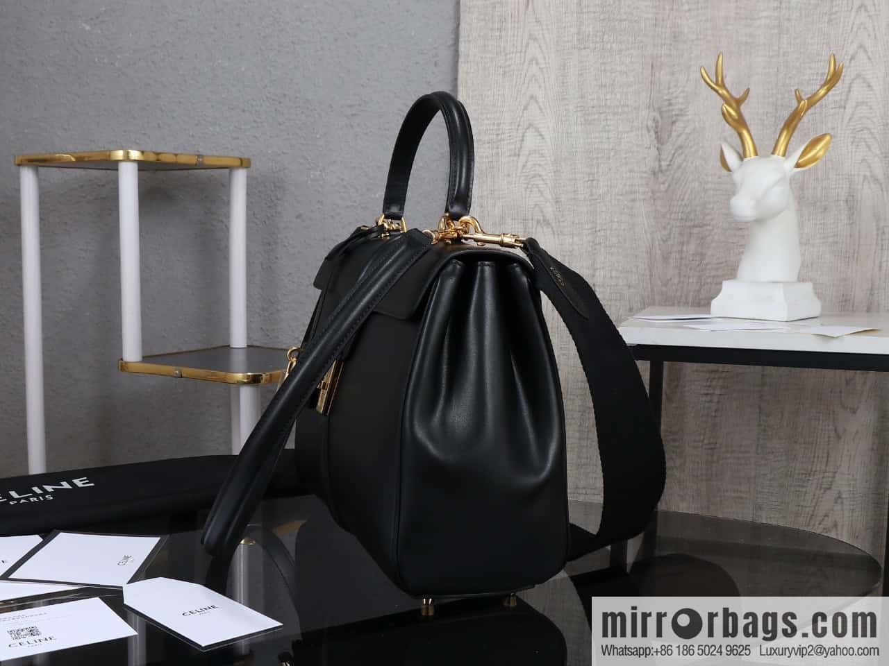 [Premium quality, all-steel hardware] CELINE's latest classic bag tote bag number: 187373BEY.38NO