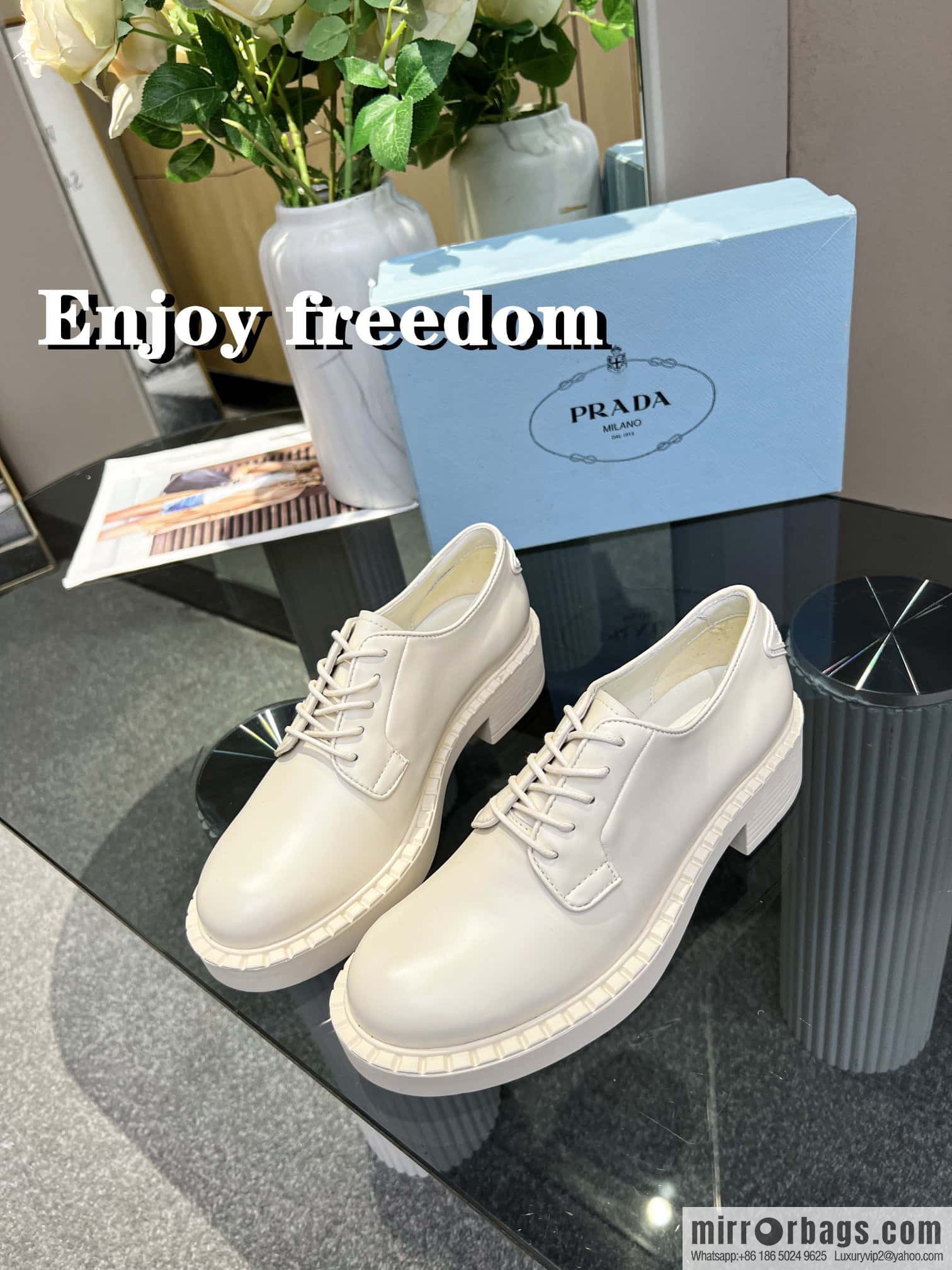🐰🐰PRADA Prada Spring/Summer 2022 Upgraded Triangle Loafers