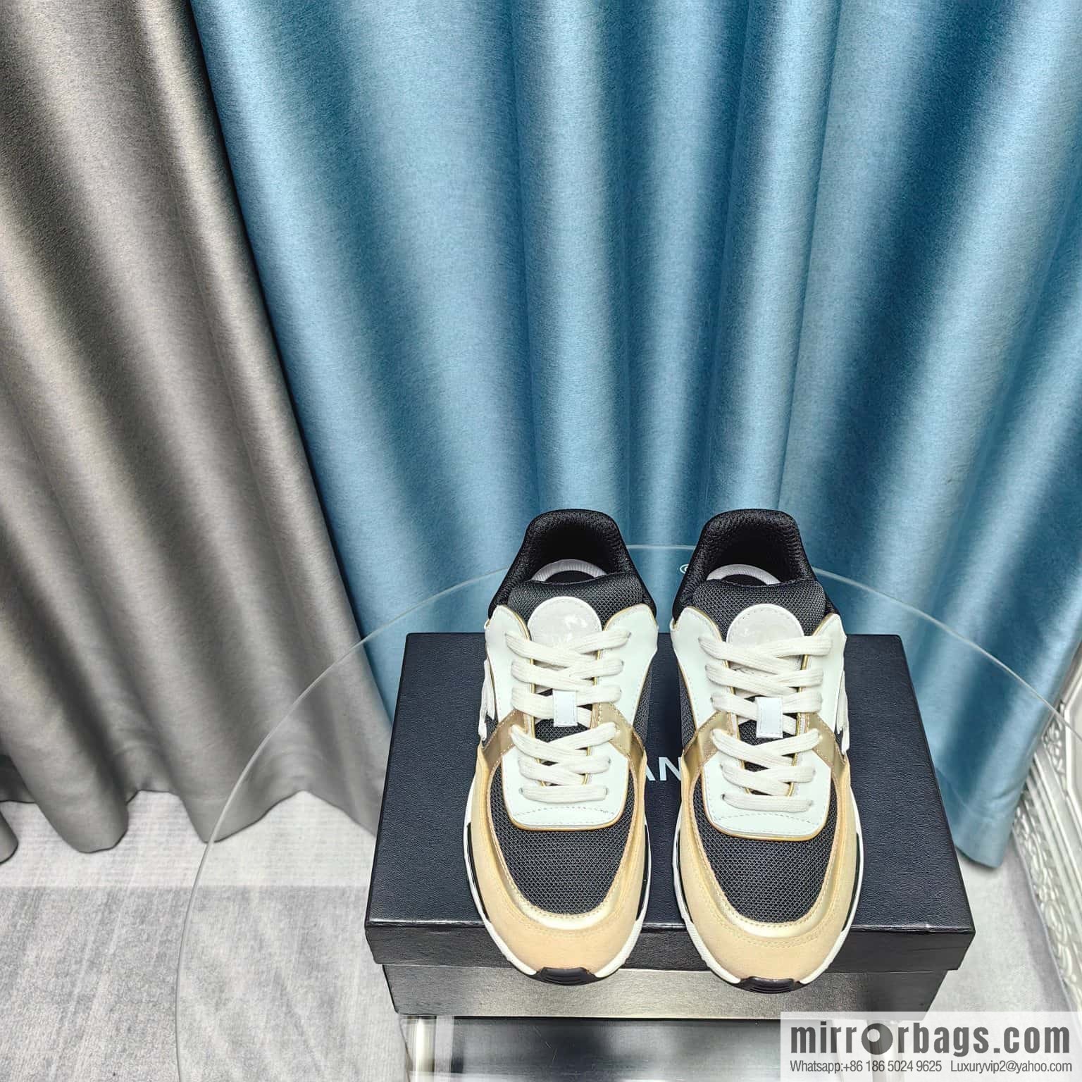 🐰🐰CHANE Xiaoxiang platform panda board shoes sneakers, Chanel 2023ss hot panda shoes 🐼 color scheme platform casual sneakers board shoes