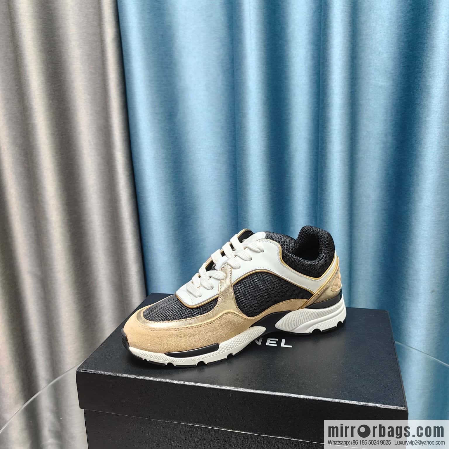 🐰🐰CHANE Xiaoxiang platform panda board shoes sneakers, Chanel 2023ss hot panda shoes 🐼 color scheme platform casual sneakers board shoes