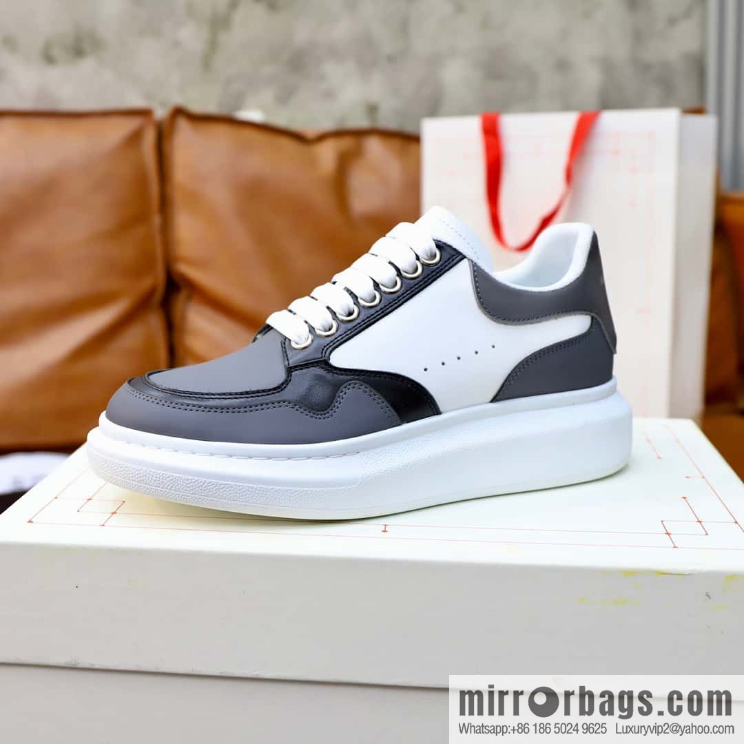 🐰🐰Alexander mcqueen/McQueen, couple 👫 classic star explosion versatile white shoes, original outsole