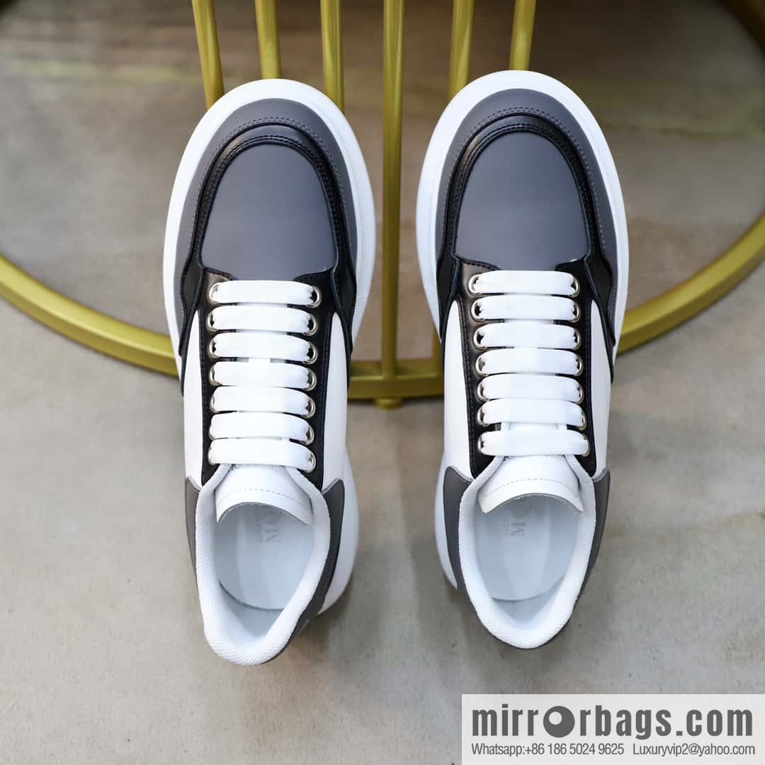 🐰🐰Alexander mcqueen/McQueen, couple 👫 classic star explosion versatile white shoes, original outsole