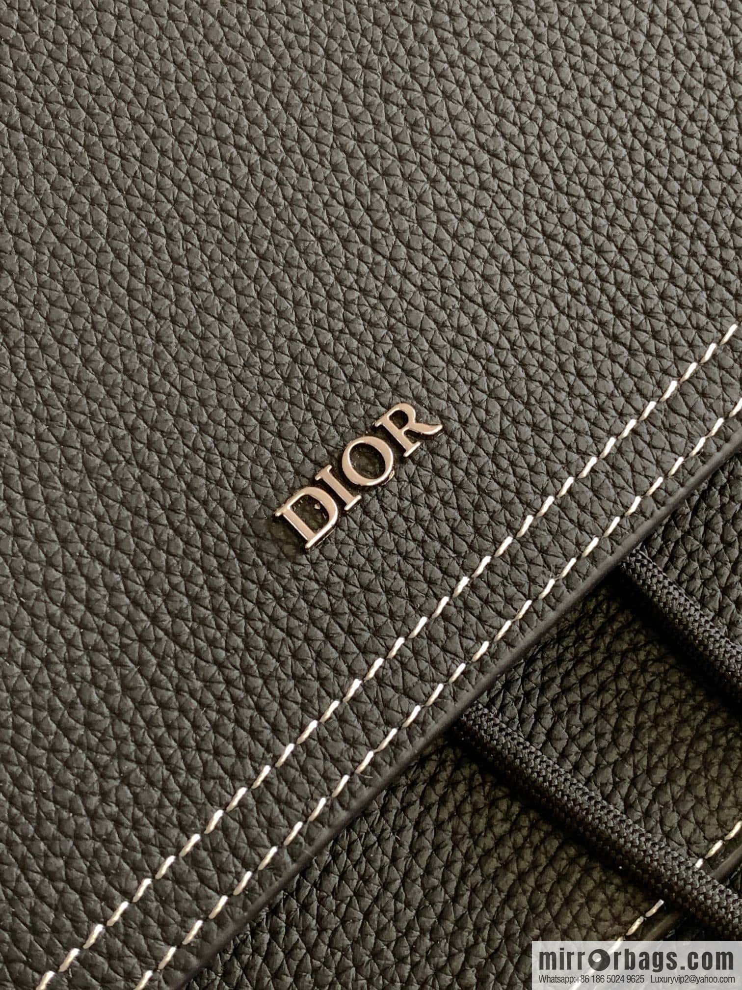 DIOR Oblique printed saddle backpack
