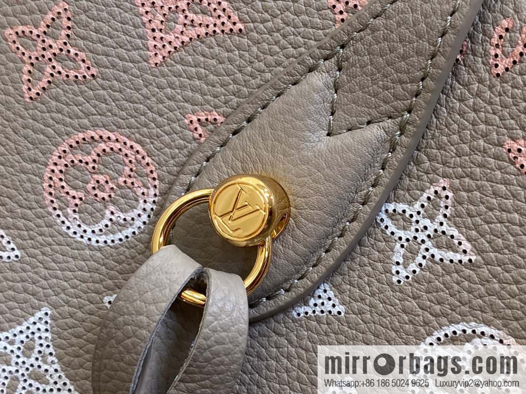 [Original order boutique] M23387 light gray, full leather shopping bag series Blossom medium tote bag gray/gradual change (cut-out)