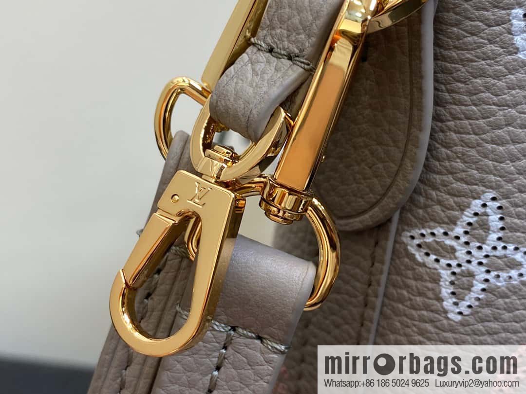 [Original order boutique] M23387 light gray, full leather shopping bag series Blossom medium tote bag gray/gradual change (cut-out)