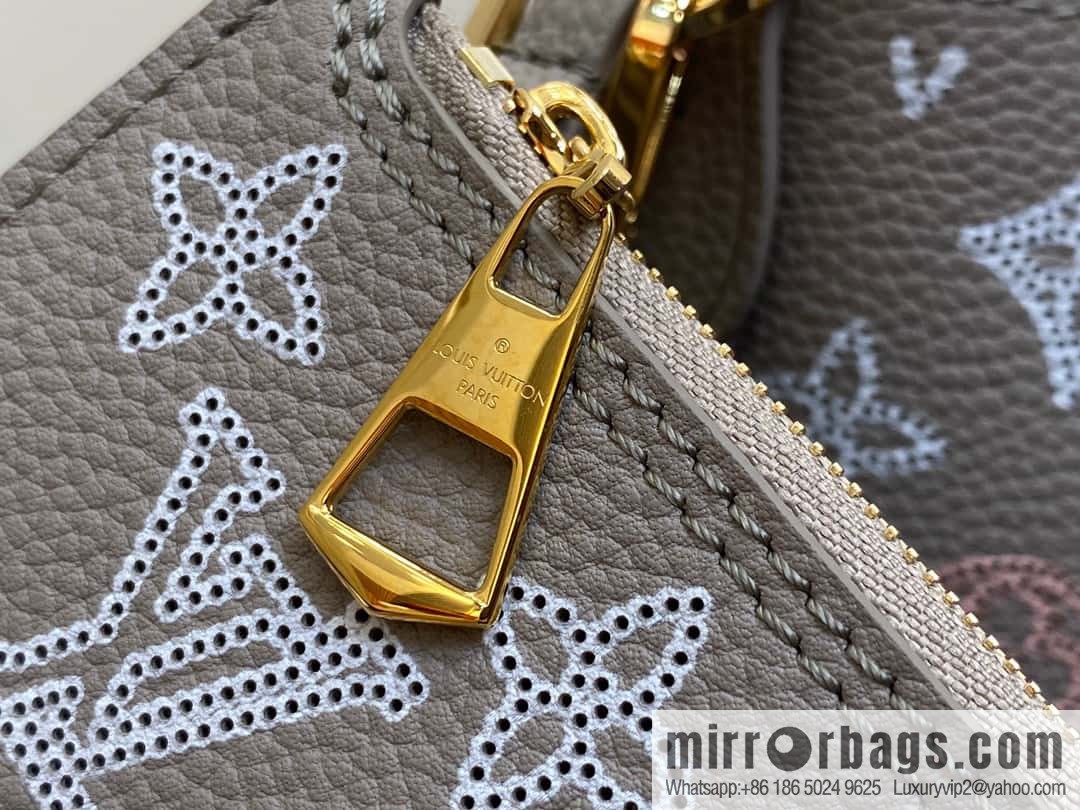 [Original order boutique] M23387 light gray, full leather shopping bag series Blossom medium tote bag gray/gradual change (cut-out)