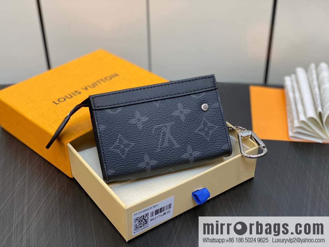 [Original order boutique] M82776 black flower, key bag wallet series, new VOYAGE key bag in autumn and winter