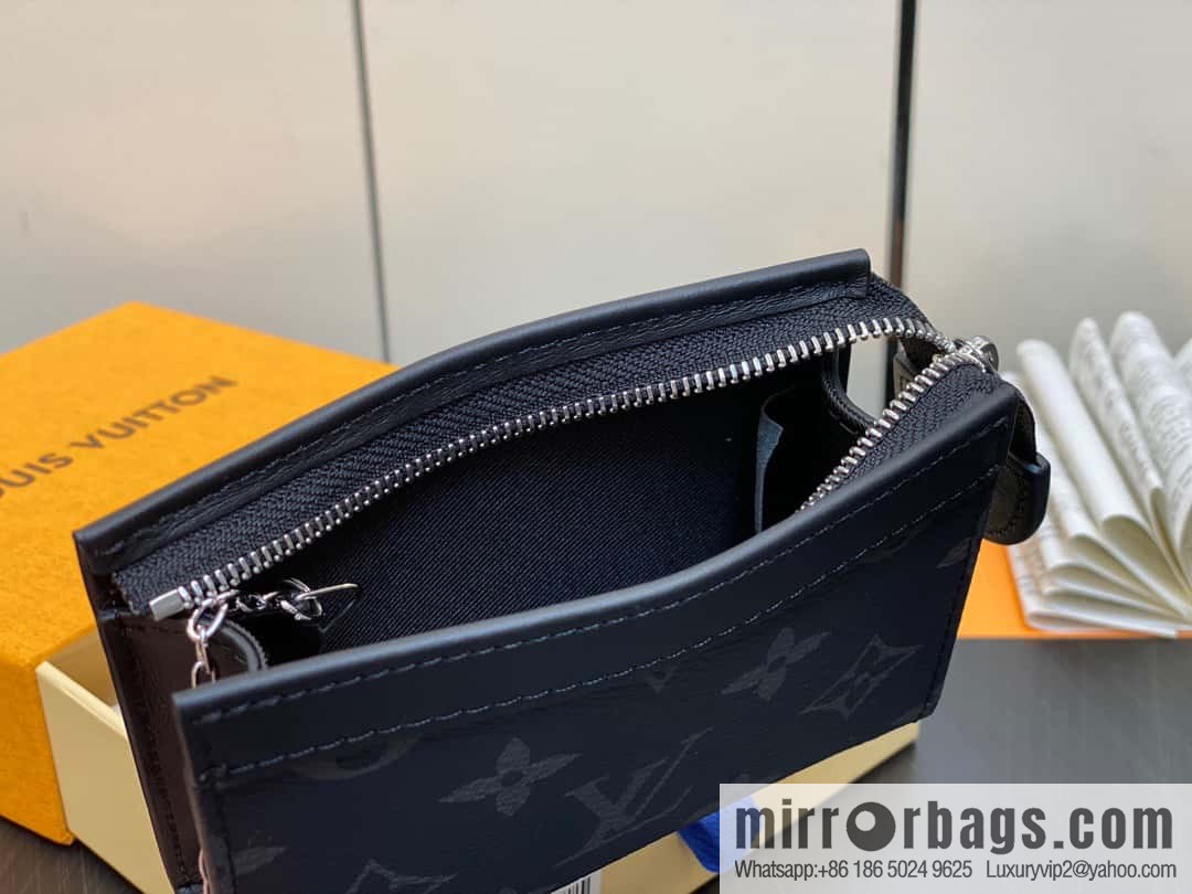 [Original order boutique] M82776 black flower, key bag wallet series, new VOYAGE key bag in autumn and winter