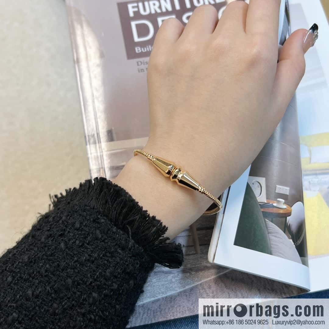 ☀New BOUCHERON/Boucheron Jack Loop Bracelet with Drilled Surface Bracelet ☀