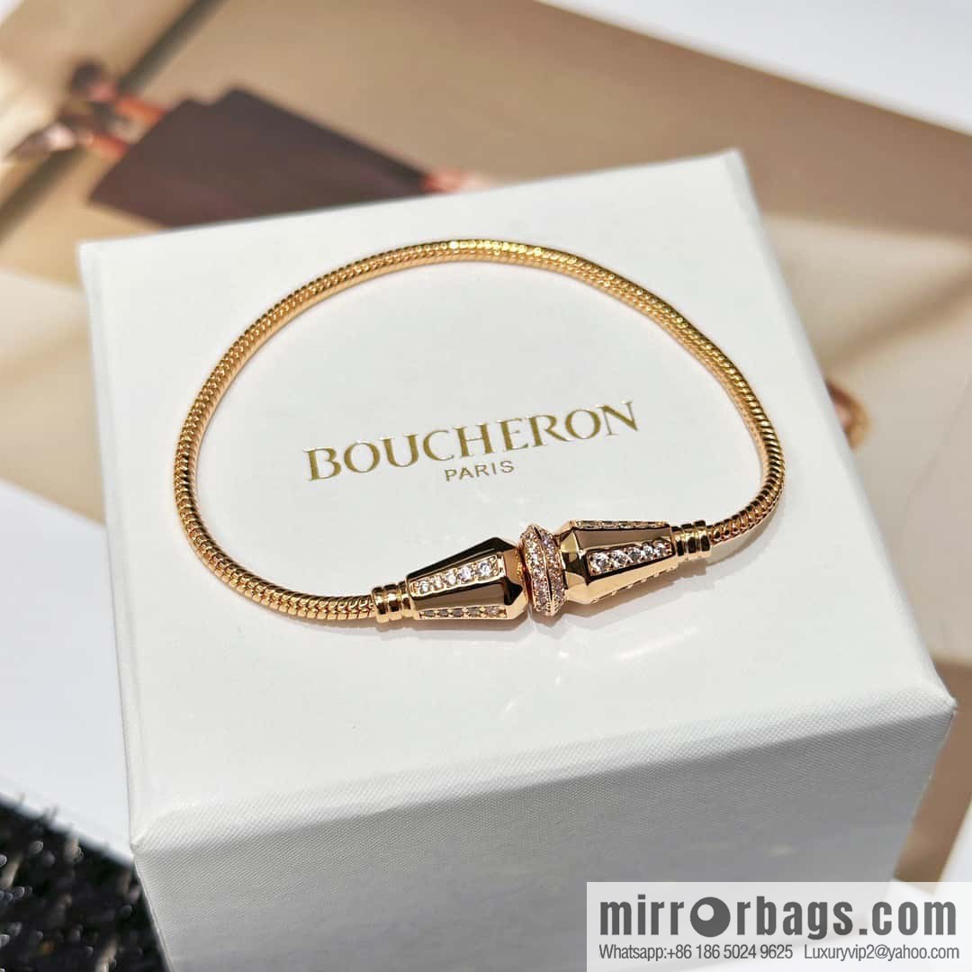 ☀New BOUCHERON/Boucheron Jack Loop Bracelet with Drilled Surface Bracelet ☀