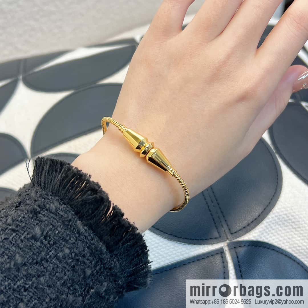 ☀New BOUCHERON/Boucheron Jack Loop Bracelet with Drilled Surface Bracelet ☀