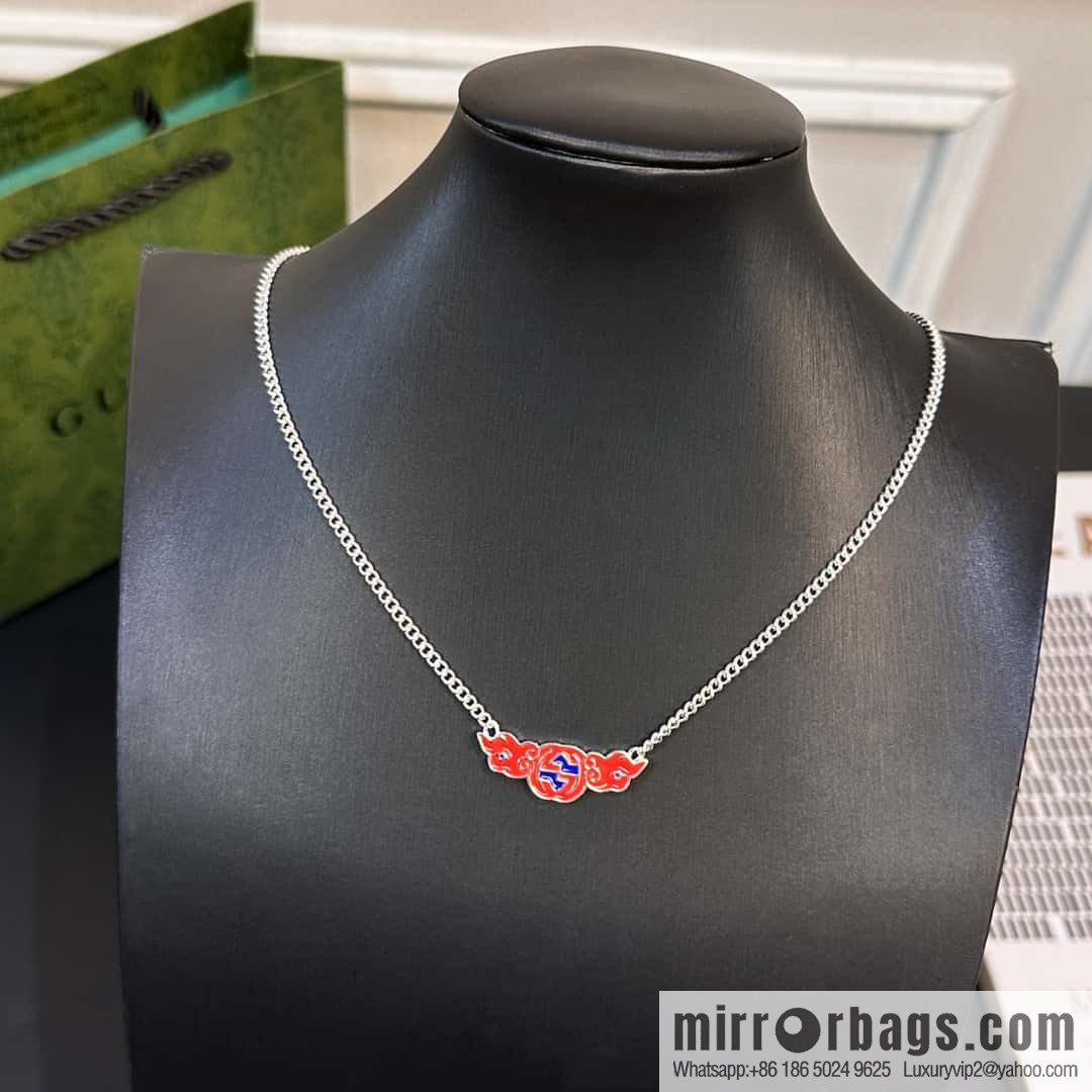 ☀Chinese New Year series interlocking double G auspicious cloud ☁️ necklace ☀